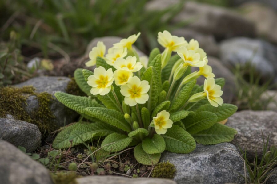 Kissen-Primel Primula vulgaris 5-10 Topf 9x9 cm (P9) Primula vulgaris