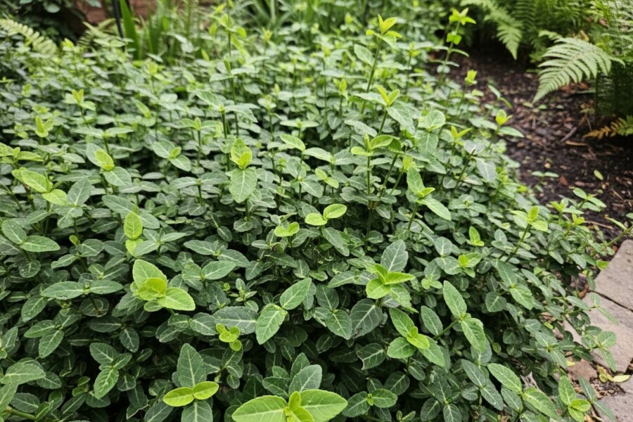 Teppich-Spindelstrauch Euonymus fortunei var. radicans Strauch 25-30 C2 Euonymus fortunei var. radicans Strauch 25-30 cm