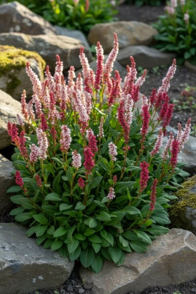 Bergknöterich Persicaria affinis 'Kabouter' 5-10 Topf P9 Persicaria affinis 'Kabouter'