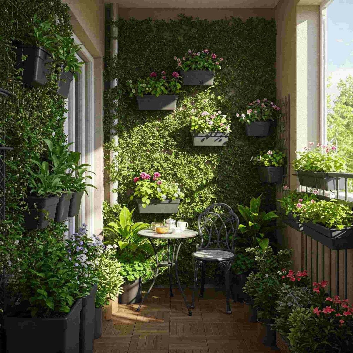 Kleiner Raum, große Wirkung: So gestalten Sie einen grünen Balkon image