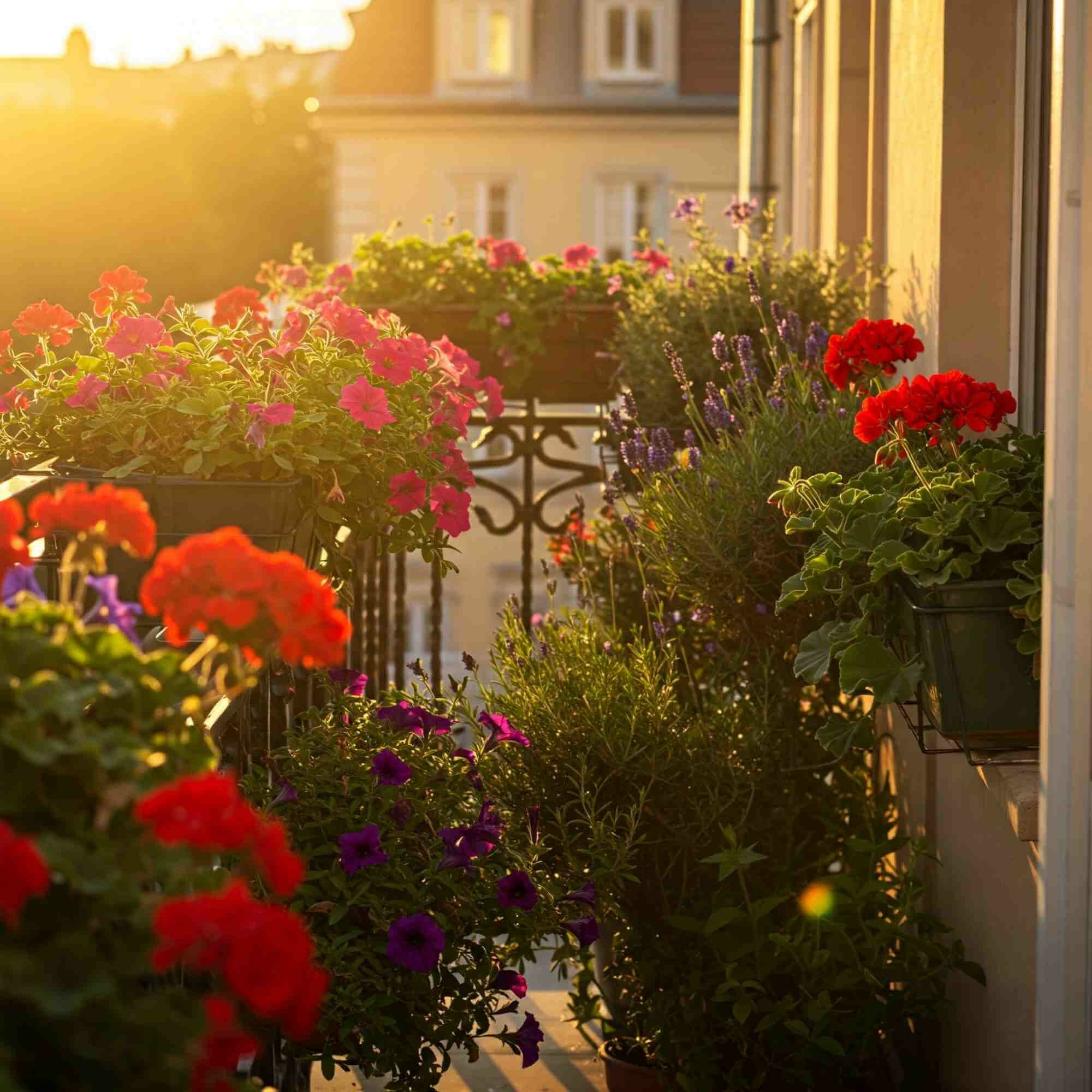 Kleiner Raum, große Wirkung: So gestalten Sie einen grünen Balkon