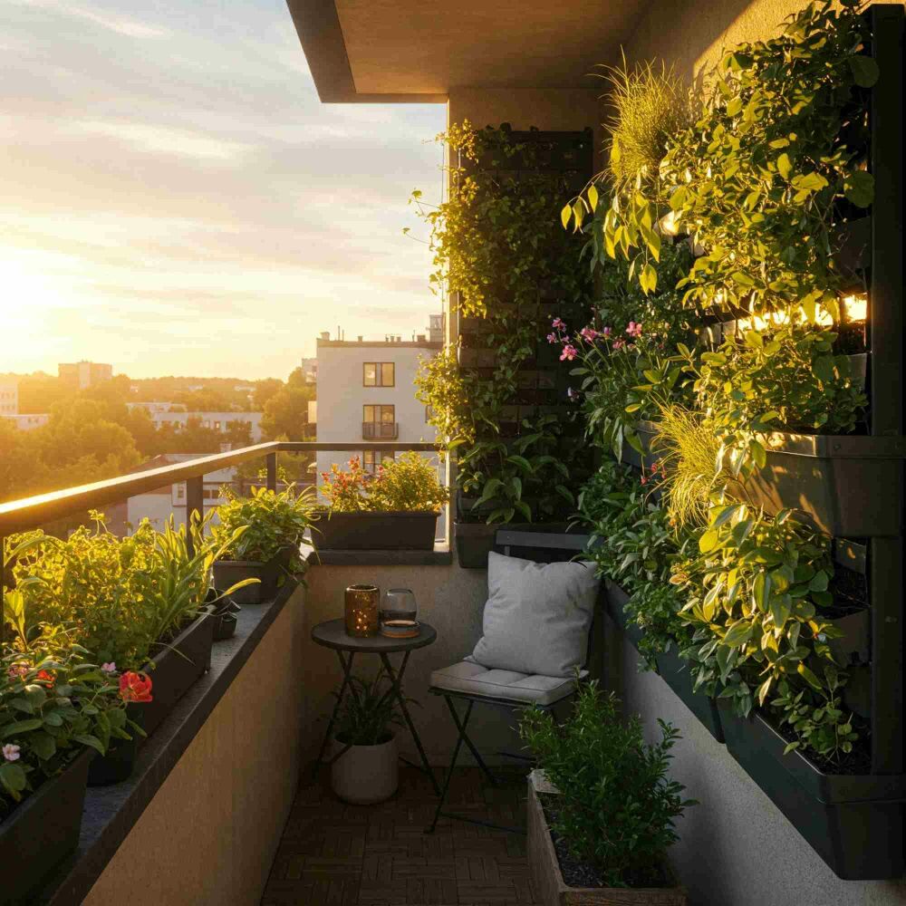 Kleiner Raum, große Wirkung: So gestalten Sie einen grünen Balkon
